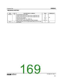 浏览型号WM8945的Datasheet PDF文件第169页