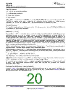 浏览型号BQ51050B的Datasheet PDF文件第20页