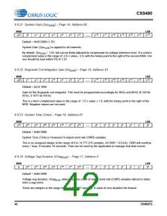 浏览型号CS5490-ISZ的Datasheet PDF文件第42页