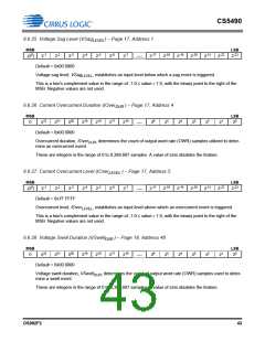浏览型号CS5490-ISZ的Datasheet PDF文件第43页