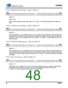 浏览型号CS5490-ISZ的Datasheet PDF文件第48页