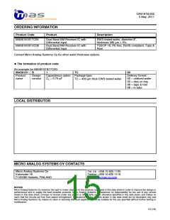浏览型号MAS6181B的Datasheet PDF文件第15页