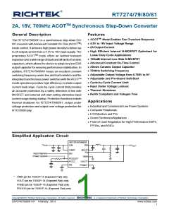 浏览型号RT7279的Datasheet PDF文件第1页
