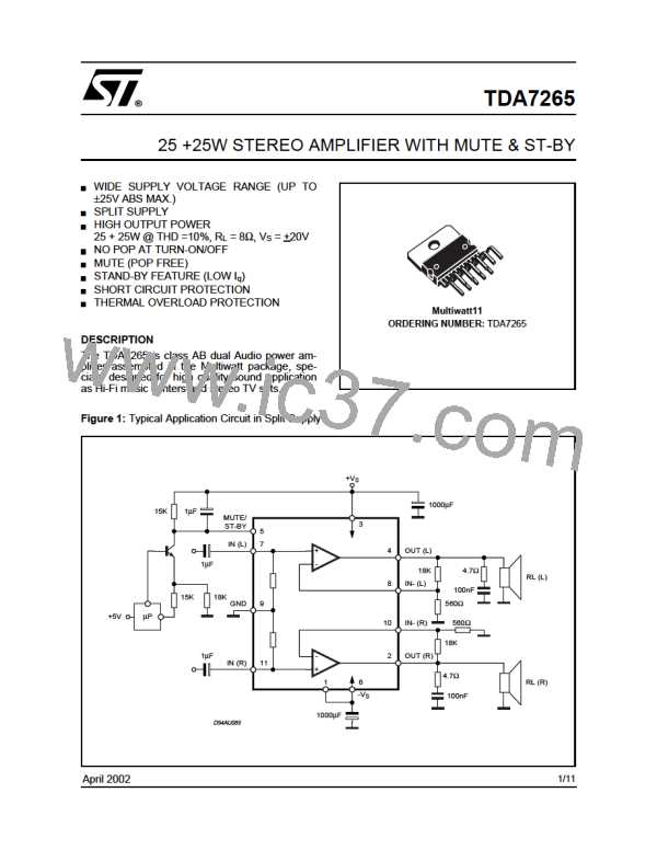 TDA7265A图片预览