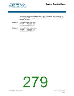 浏览型号EP3C5E144C8N的Datasheet PDF文件第279页