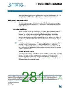 浏览型号EP3C5E144C8N的Datasheet PDF文件第281页