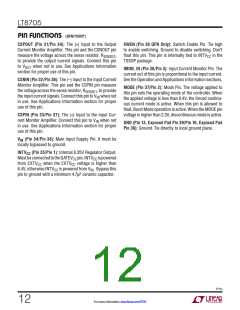 浏览型号LT8705的Datasheet PDF文件第12页