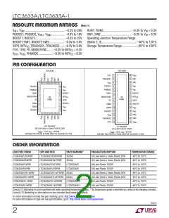 浏览型号LTC3633A的Datasheet PDF文件第2页