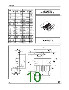 浏览型号TDA7265A的Datasheet PDF文件第10页