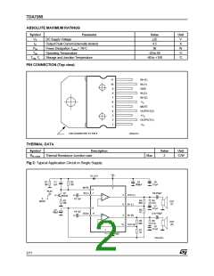 浏览型号TDA7265A的Datasheet PDF文件第2页