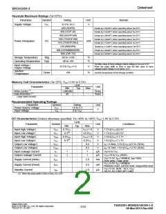 浏览型号BR24G08FVT-3的Datasheet PDF文件第2页