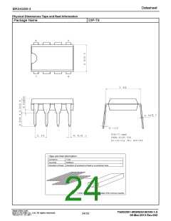 浏览型号BR24G08FVT-3的Datasheet PDF文件第24页