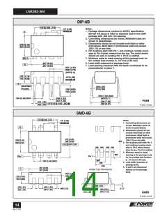 浏览型号LNK362PG的Datasheet PDF文件第14页