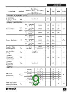 浏览型号LNK362PG的Datasheet PDF文件第9页