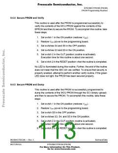 浏览型号MC705C8ACPE的Datasheet PDF文件第113页