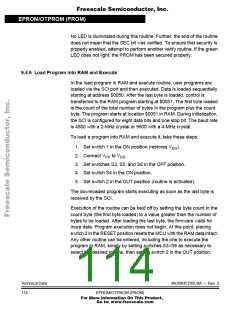 浏览型号MC705C8ACPE的Datasheet PDF文件第114页