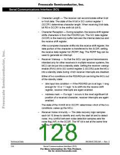 浏览型号MC705C8ACPE的Datasheet PDF文件第128页
