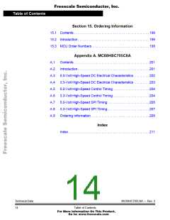 浏览型号MC705C8ACPE的Datasheet PDF文件第14页