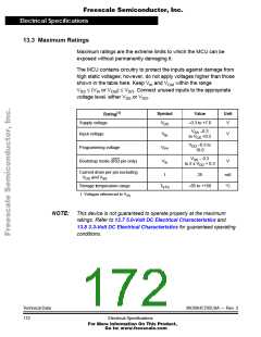 浏览型号MC705C8ACPE的Datasheet PDF文件第172页