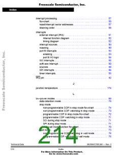 浏览型号MC705C8ACPE的Datasheet PDF文件第214页