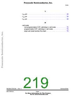 浏览型号MC705C8ACPE的Datasheet PDF文件第219页
