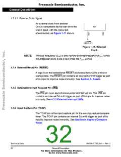 浏览型号MC705C8ACPE的Datasheet PDF文件第32页