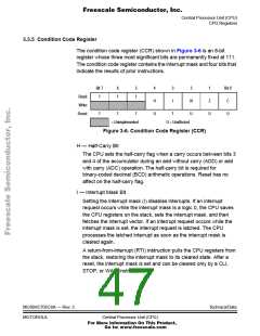 浏览型号MC705C8ACPE的Datasheet PDF文件第47页