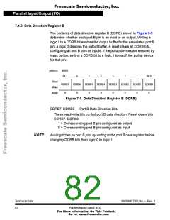 浏览型号MC705C8ACPE的Datasheet PDF文件第82页