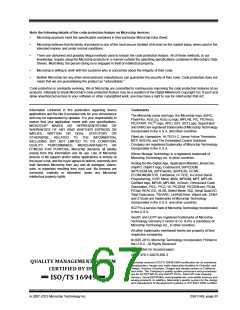 浏览型号PIC32MX795F512L-80IPT的Datasheet PDF文件第67页