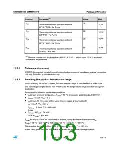 浏览型号STM8S903K3T6C的Datasheet PDF文件第103页