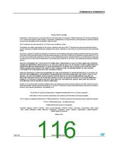 浏览型号STM8S903K3T6C的Datasheet PDF文件第116页