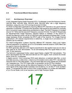 浏览型号TDA5235的Datasheet PDF文件第17页