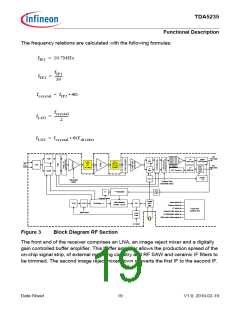 浏览型号TDA5235的Datasheet PDF文件第19页