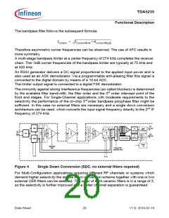 浏览型号TDA5235的Datasheet PDF文件第20页