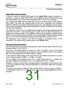 浏览型号TDA5235的Datasheet PDF文件第31页
