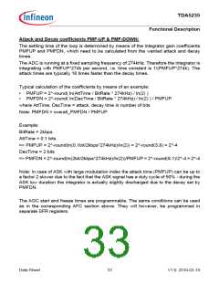 浏览型号TDA5235的Datasheet PDF文件第33页