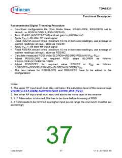 浏览型号TDA5235的Datasheet PDF文件第37页