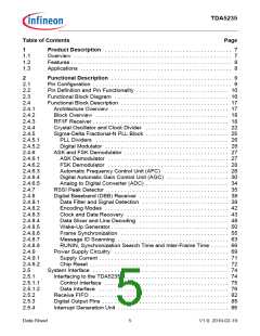 浏览型号TDA5235的Datasheet PDF文件第5页