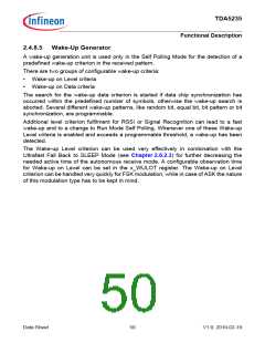 浏览型号TDA5235的Datasheet PDF文件第50页