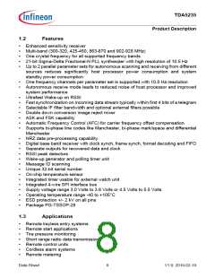 浏览型号TDA5235的Datasheet PDF文件第8页
