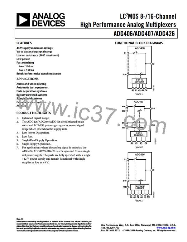 ADG406BPZ图片预览