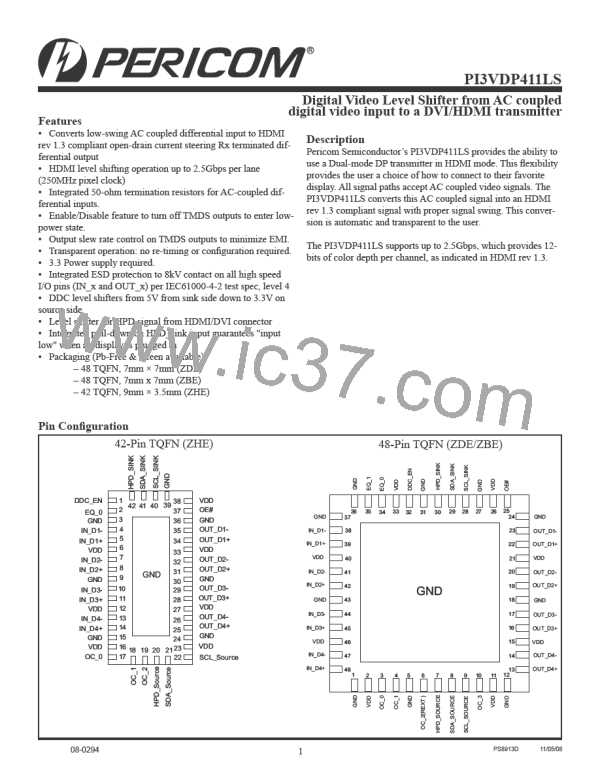 PI3VDP411LSZBE图片预览