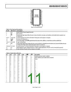 浏览型号ADG406BPZ的Datasheet PDF文件第11页