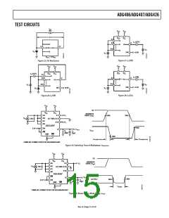 浏览型号ADG406BPZ的Datasheet PDF文件第15页