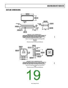 浏览型号ADG406BPZ的Datasheet PDF文件第19页