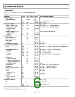 浏览型号ADG406BPZ的Datasheet PDF文件第6页