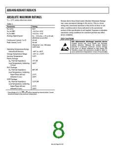 浏览型号ADG406BPZ的Datasheet PDF文件第8页