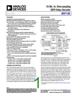 浏览型号ADV7180KST48Z-RL的Datasheet PDF文件第1页