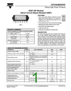 浏览型号CPV363M4KPBF的Datasheet PDF文件第1页