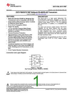浏览型号DS75176BMX/NOPB的Datasheet PDF文件第1页